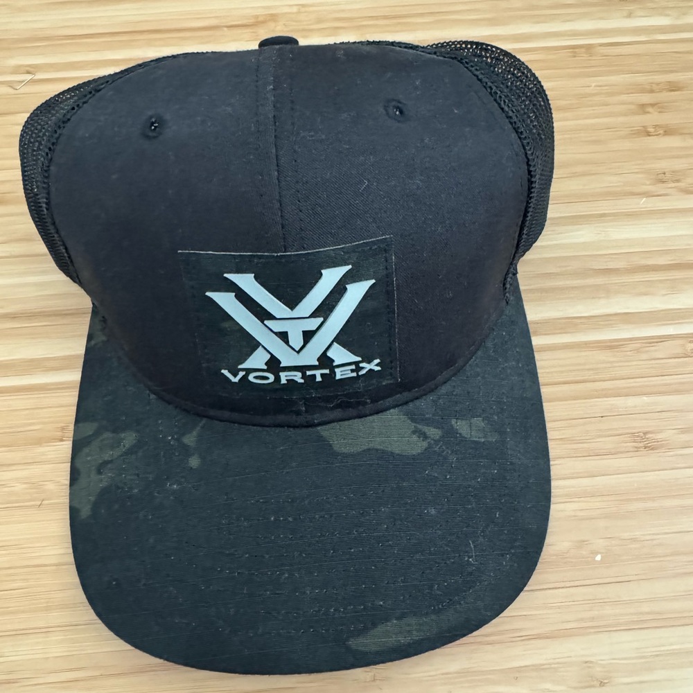 Vortex Optics Guns Firearms Logo Baseball Cap Black Green Camo Hat Snapback